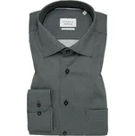 Košile Eterna Slim Fit Print s tištěným vzorem zelená 1289_46F171 velikost: 41, délka rukávu: dlouhý rukáv