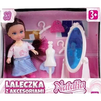 Panenka Panenka Natálie s šatní skříní 11 cm, artyk