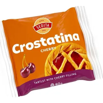 Sedita Crostatina třešeň 40g cena za kartonové balení (Kartonové balení : 24 ks)