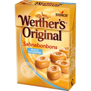 Čokoláda Werthers 42g Bez Cukru krabička (Kartonové balení : 10 ks)