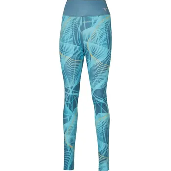 Běžecké oblečení Běžecké legíny Mizuno Printed Tights J2GB270322 Velikost textilu: M