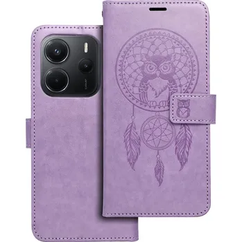 Flipové pouzdro Mezzo Book pro Xiaomi Redmi Note 14 5G, lapač snů/fialové
