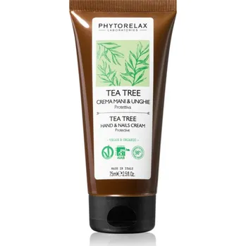 Péče o ruce Phytorelax Laboratories Tea Tree zjemňující krém na ruce a nehty 75 ml