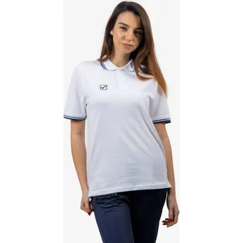 cyklistický dres GIVOVA Givova Polo Cotone Piquet Action BÍLÁ