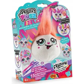 plyšák Projekt Plusz Fryzurki - plyš s ručním airbrushem JISKŘIČKA