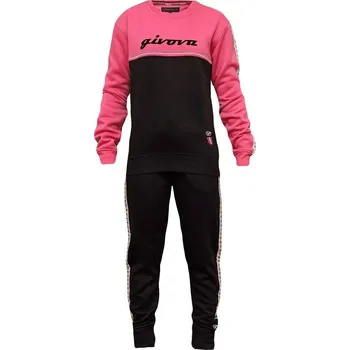 GIVOVA Dámský Sportovní Oblek Givova Černý-Růžový XL - Styl a Pohodlí XL RŮŽOVÁ|ČERNÁ