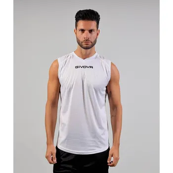 Pánská vesta GIVOVA Givova Smanicato One S bez rukávů, nahtloss střih BÍLÁ|FIALOVÁ