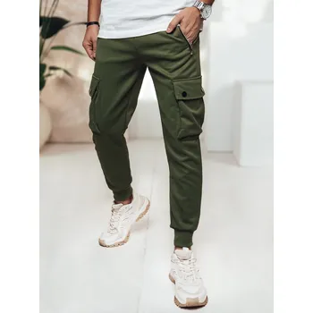 Pánské kalhoty cargo UX4459 Barva: Zelená, Velikost: 2XL