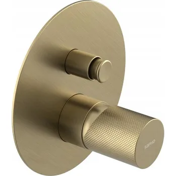 Vodovodní baterie Sprchová baterie Sapho ULTRATAP zlatá