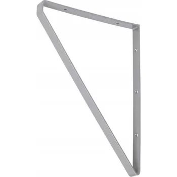 police Konzole na polici 28x2x20 cm, šedá