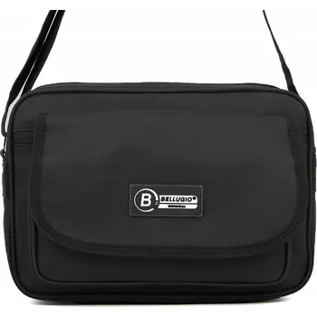 Bellugio taška na dokumenty, nylonová, bez vzoru