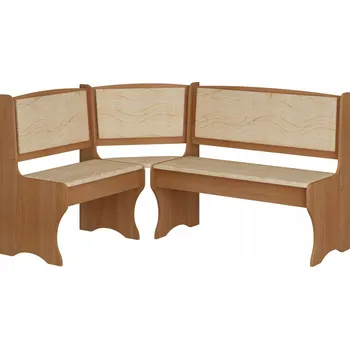 Rohová lavice BUREWALA, olše/látka Monaco, 5 let záruka