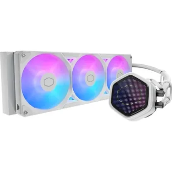 Počítač Cooler Master vodní chladič MasterLiquid Atmos II Pixel LED, 3x120mm, LGA1851, AM5, bílá MLX-D36M-A25SZ-PW