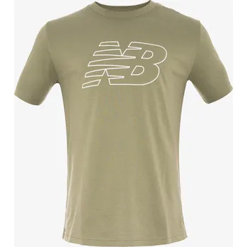Pánské tričko New Balance Flying NB T-Shirt Green M