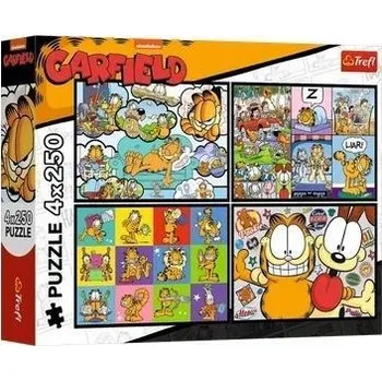 Puzzle TREFL PUZZLE 2x250 dílků GARFIELD Nemá rád pondělí 13344