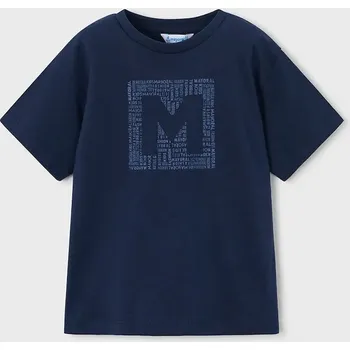 Chlapecké tričko Dětské bavlněné tričko Mayoral 170.5F.Mini.PPY2 námořnická modř 59X, vel. 92