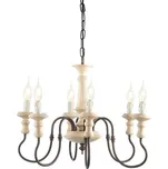 ACA Lighting závěsné svítidlo 6XE14 antická/rez kov D60XH150CM TOULOUSE EG176P60R