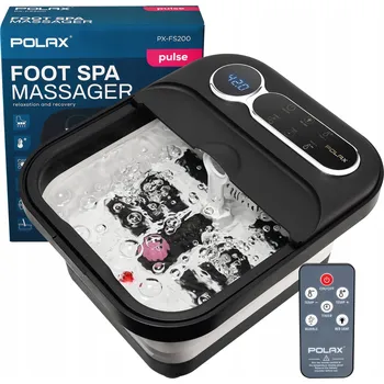 Masážní přístroj Vana na nohy masážní přístroj s vodní masáží Polax, válečky, hydromasáž, ohřev 500W