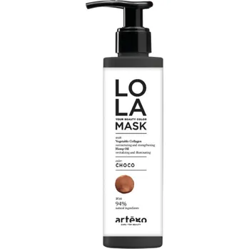 Vlasová regenerace Artègo Lola Your Beauty Colour Mask - Tónující maska na vlasy 200 ml 0 ml - Choco