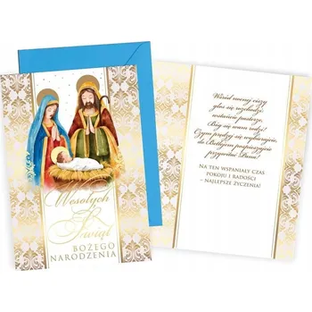 Obraz Vánoční přání s obálkou v sadě 11,7 x 16,6 cm