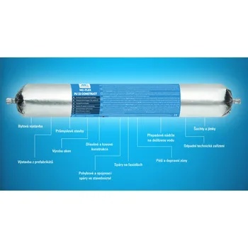 Tmel MC Bauchemie, MC-FLEX PU 22 Construct, 600ml - PU tmel chemicky a mechanicky vysoce odolný Balení: 600 ml