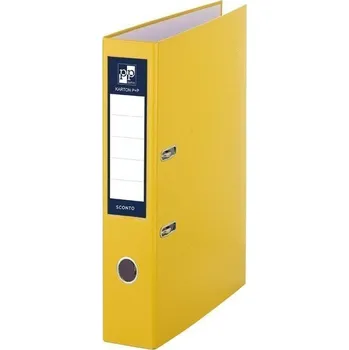 Kancelář Pořadač A4 PP lamino páka 5cm SCONTO žlutý