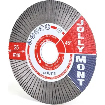 Řezný kotouč CJ115 JOLLYMONT, diamantový řezno-brusný kotouč