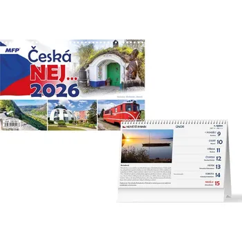 Kalendář MPF Česká Nej stolní kalendář 2026