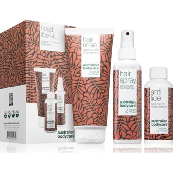 Přípravek proti padání vlasů Australian Bodycare Head Lice Kit Australian Bodycare Anti Lice regenerační šampon proti vším 200 ml + Australian Bodycare Anti Lice přípravek na lokální ošetření proti vším a hnidám 100 ml + Australian Bodycare Anti Lice sprej na vlasy a vlasovou pokožku