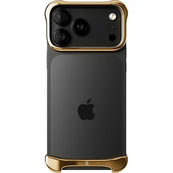 Pouzdro na mobilní telefon Arc Pulse hliníkový ochranný rám iPhone 17 Pro zlatý