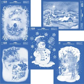 Vánoční dekorace Vánoční okenní dekorace