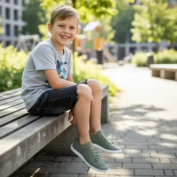 Chlapecké tenisky REIMA Dětské tenisky Astelu Greyish Green Velikost (od výrobce): 26