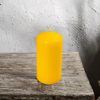 Svíčka Sloupová svíčka žlutá