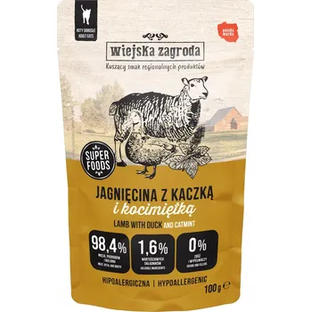 Krmivo pro kočku Wiejska Zagroda mokré krmivo krmivo maso 0,085 kg