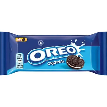 Potravina Oreo sušenky s vanilkovou náplní 44g cena za kartonové balení (Kartonové balení : 32 ks)