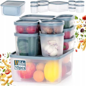 Dóza na potraviny 10x Kuchyňské dózy na potraviny - sada dóz na uskladnění