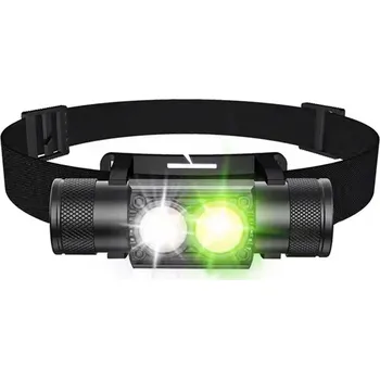 Čelovka INFINITYBOAT - Dobíjecí čelovka Headlamp Green + Náhradní baterie