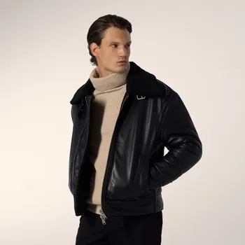 Reserved - Kožená bunda - černý - 484GQ-99X - 484GQ-99X-XL