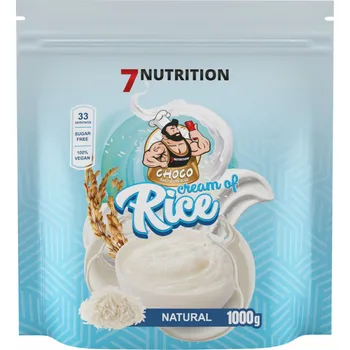 Rýžová kaše 7Nutrition prášek natural bez cukru bez lepku 1000 g