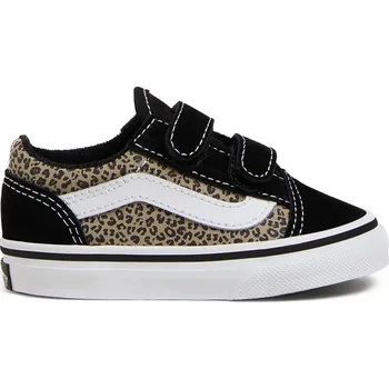 Chlapecká obuv tenisky dětské VANS Old Skool V BLACK/LEOPARD - 18