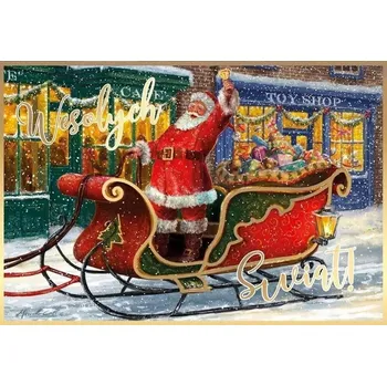 Obraz Vánoční přání 12 x 17 cm