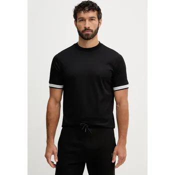 Bavlněné tričko Karl Lagerfeld 561200.755001 černá 99X, vel. M