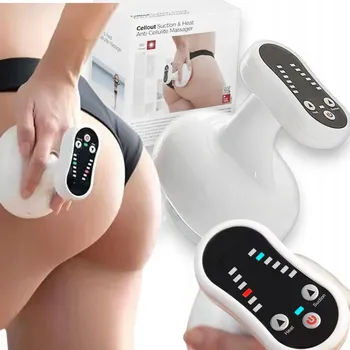 Masážní přístroj MASÁŽNÍ PŘÍSTROJ PROTI CELULITIDĚ S VAKUEM, ZAHŘÍVÁNÍM, ZEŠTÍHLUJÍCÍ, BEZDRÁTOVÝ, USB