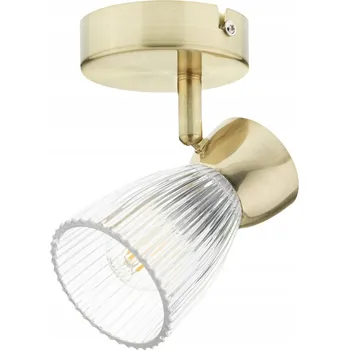 Nástěnné svítidlo Nástěnné svítidlo KINKIET MILAGRO BEST GOLD ML9974 Zlaté / Transparentní