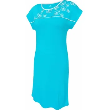 Dámské šaty Dámské šaty, krátký rukáv NOBURA 801 tyrkysová XXL