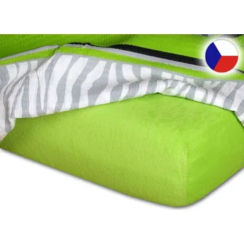 Prostěradlo Froté prostěradlo 180x220 EXCLUSIVE kiwi