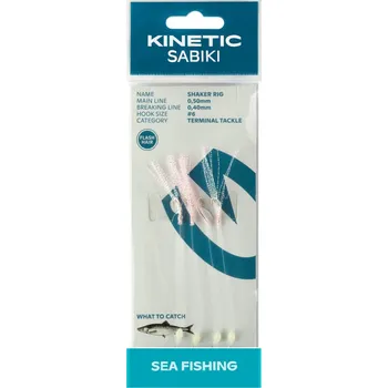 Umělá nástraha KINETIC SABIKI SHAKER PINK FLASHHAIR VEL. 6