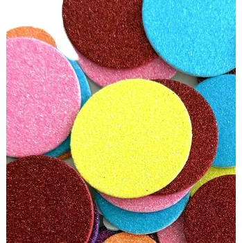 samolepka SAMOLEPKY Z PĚNY SAMOLEPÍCÍ OZDOBY KOLEČKA SE TŘPYTKAMI 100 Ks PVC65 BREWIS