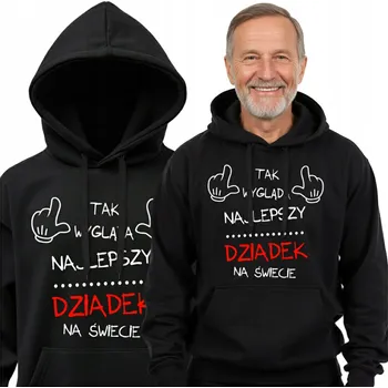 Pánská mikina MIKINA PRO DĚDEČKA Den Dědečka NAROZENINY PÁNSKÁ NEJLEPŠÍ DĚDEČEK