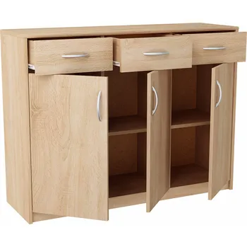 Komoda Komoda Matkam 109,3 x 35 x 85 cm dub sonoma matný